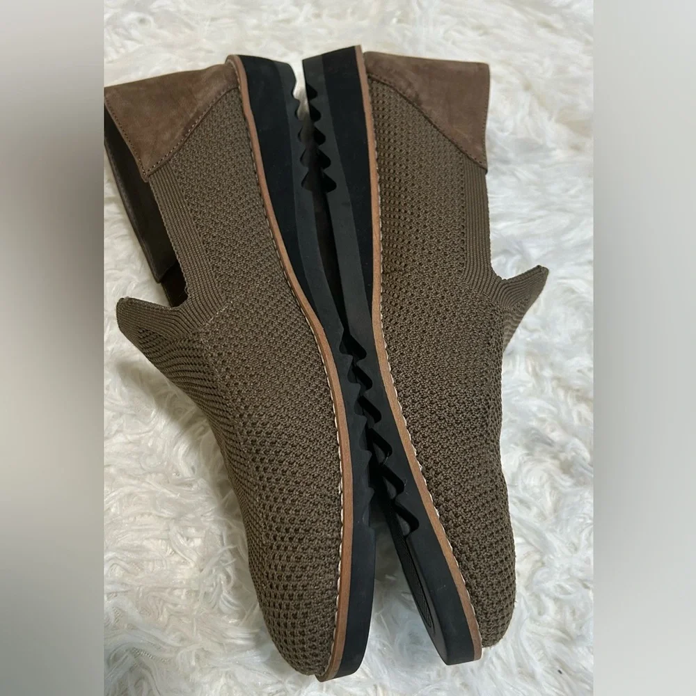 Loafers Eileen Fisher Lindy poly knit Loafer olive Women's size 8 - Picture 7 of 9